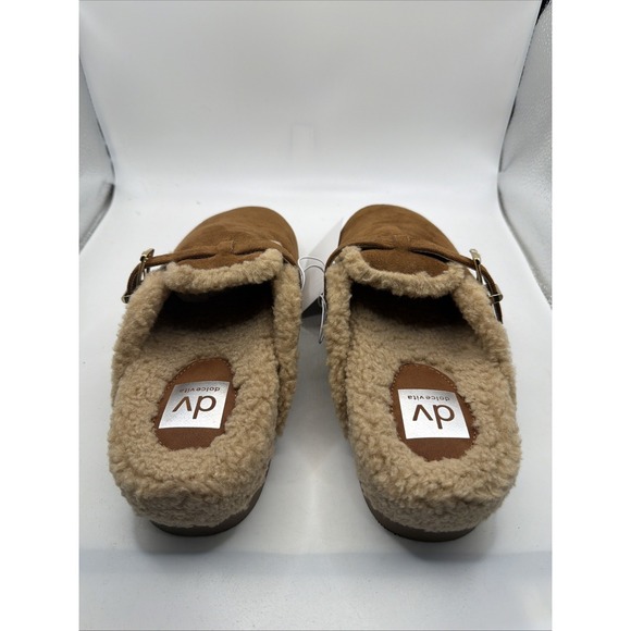 Dolce Vita Cozy Slide Clogs Women Cognac Slip-On Adjustable Buckle. Size 7 - Picture 4 of 13